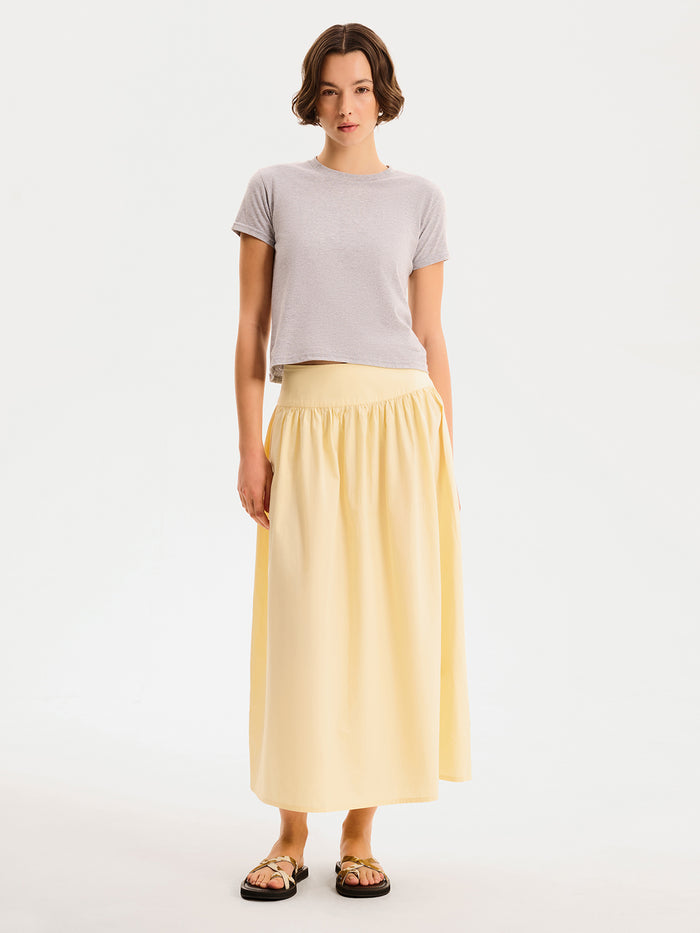 Darcie Skirt in Butter Yellow