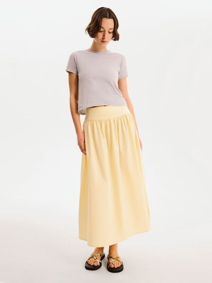 Darcie Skirt in Butter Yellow
