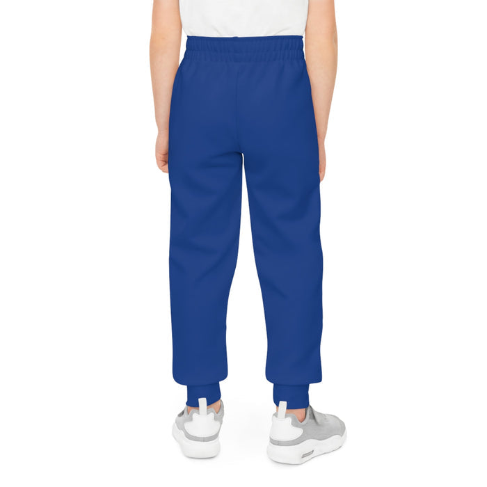 Dark Blue Youth Joggers with 314 Originals Side Graphic — Kids Athletic Sweatpants - 314 Originals