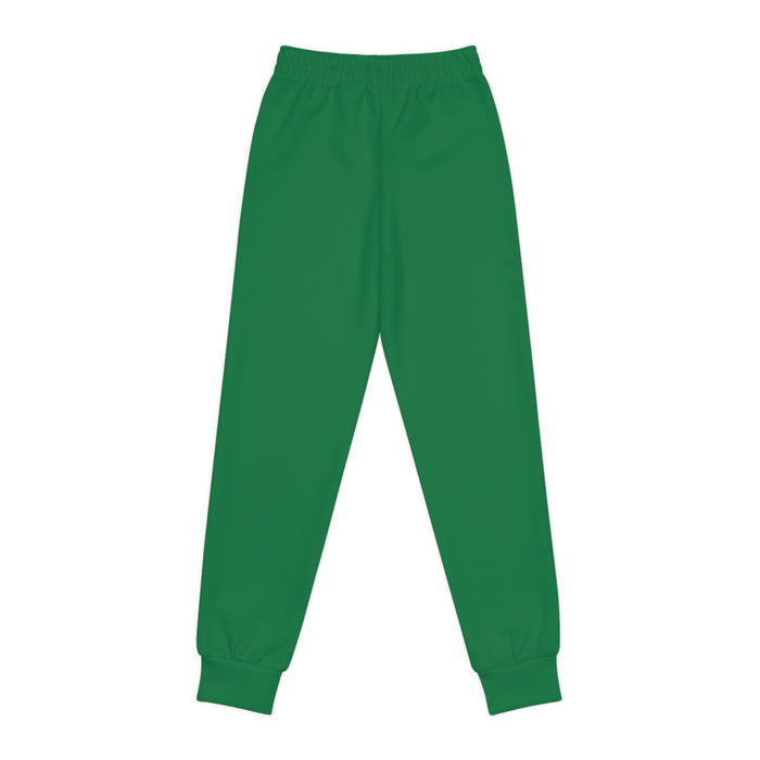 Dark Green Youth Joggers with 314 Originals Side Graphic — Kids Athletic Sweatpants - 314 Originals