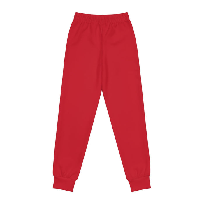 Dark Red Youth Joggers with 314 Originals Side Graphic — Kids Athletic Sweatpants - 314 Originals