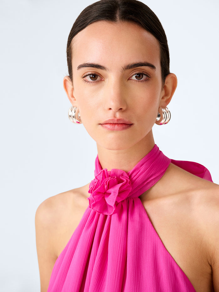 Demi Dress in Raspberry