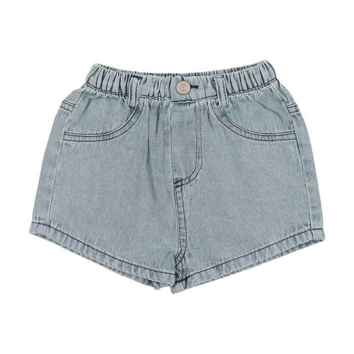 DENIM SHORTS - Stonewash