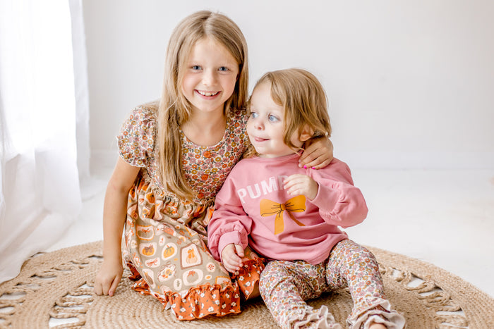 Ditsy Ruffle Roots Benny Leggings