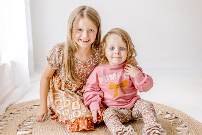 Ditsy Ruffle Roots Benny Leggings