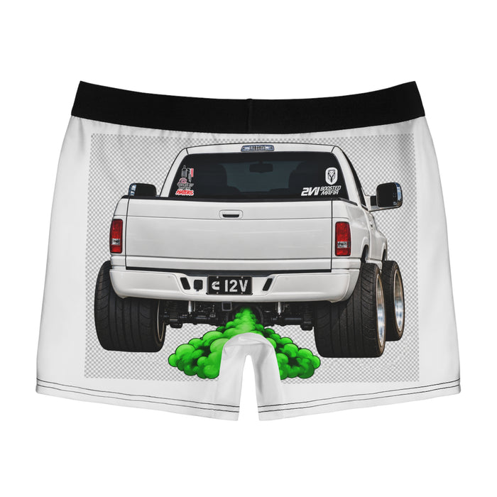 Dodge Guys Graphic Boxer Briefs — 'The Dodge Guys' Logo & 12 Valve Shorty Print