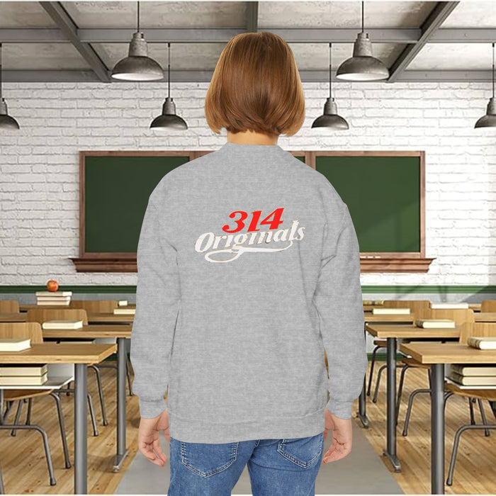 'DOPE' Varsity Graphic Youth Crewneck Sweatshirt - 314 Originals
