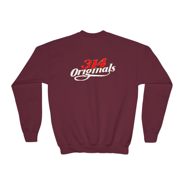 'DOPE' Varsity Graphic Youth Crewneck Sweatshirt - 314 Originals
