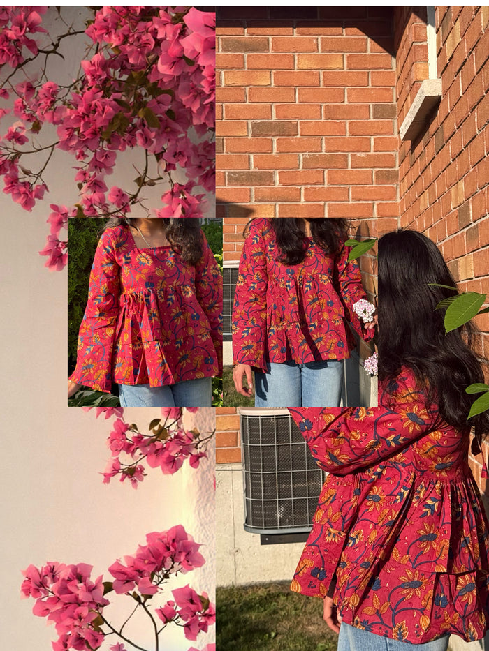 Double frock kurti 🦚