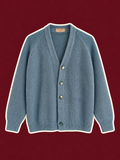 Dusty Blue Knit Cardigan