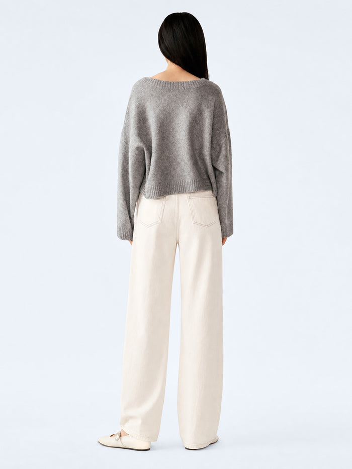 Dylan Cardigan in Grey Marl