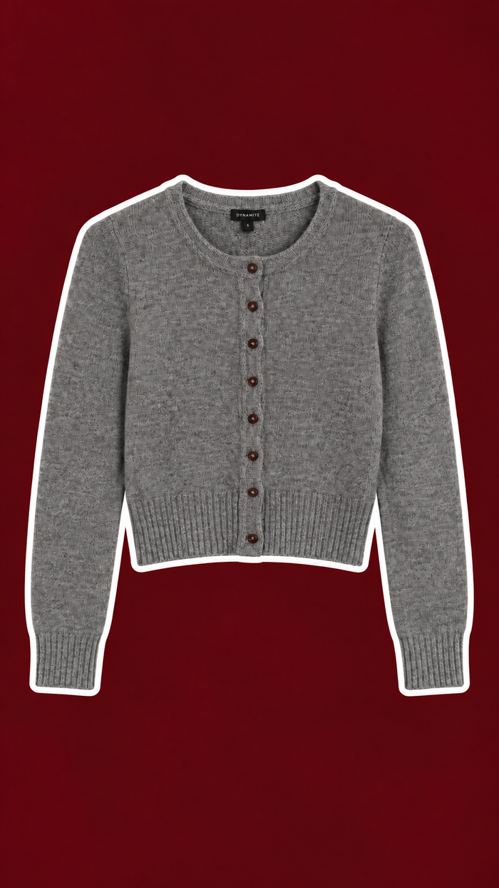 Dynamite Grey Cardigan