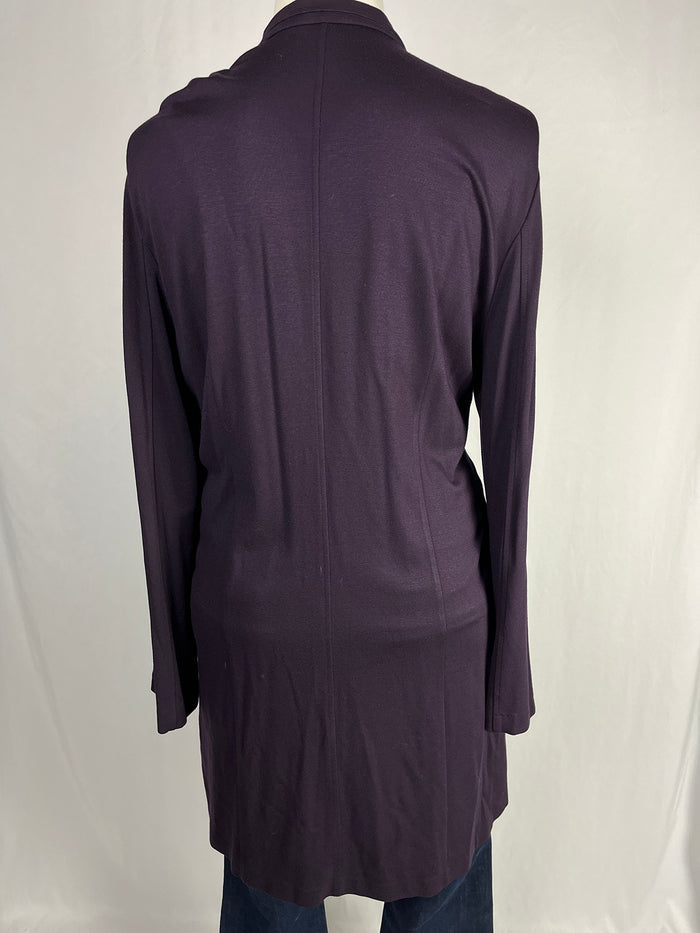Eileen Fisher Size L (16) Plum Jacket