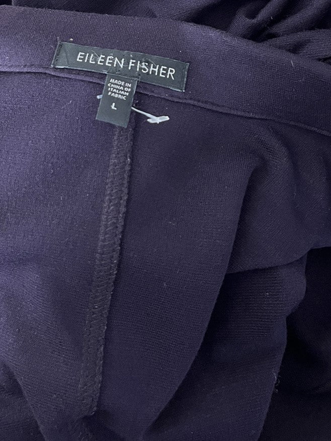 Eileen Fisher Size L (16) Plum Jacket