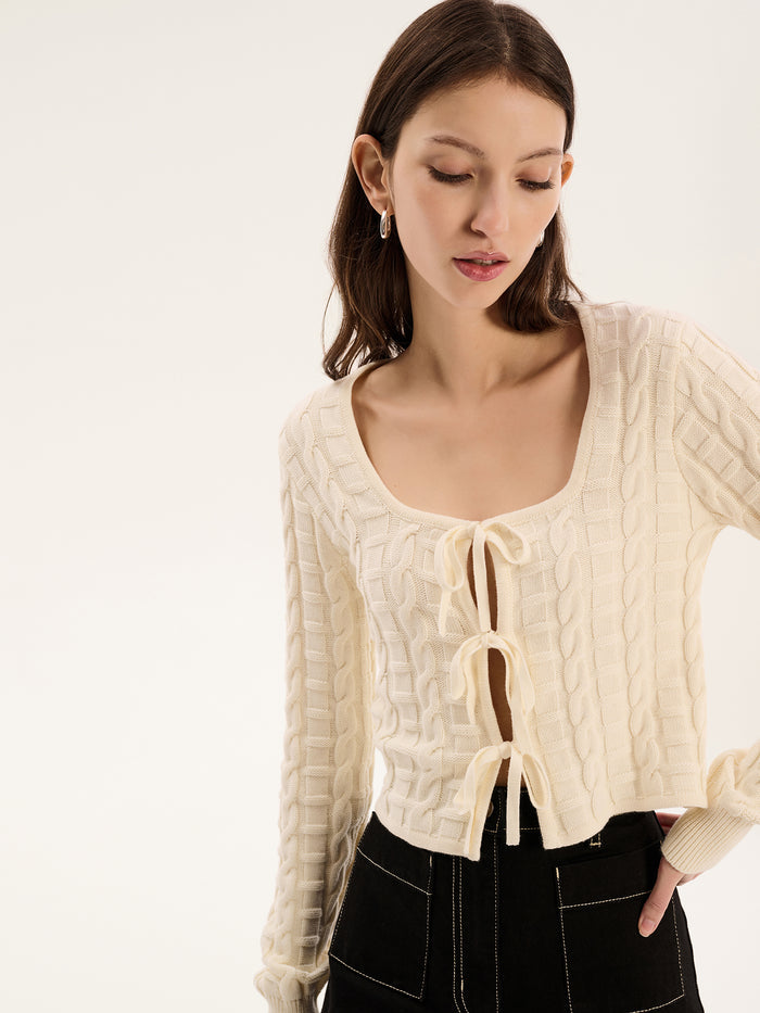Ellison Cardigan in Cream
