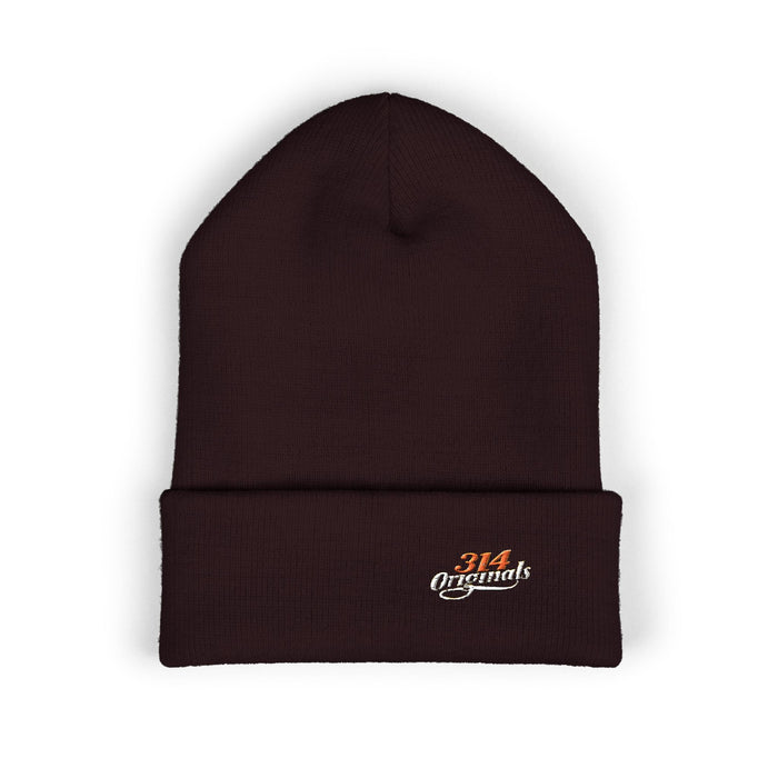 Embroidered '314 Originals' Classic Cuffed Beanie — Knit Winter Hat - 314 Originals