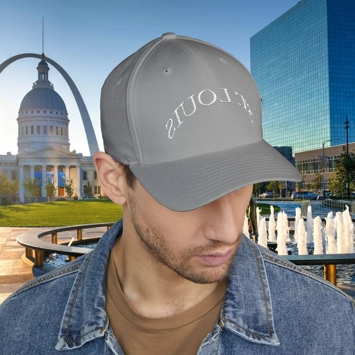 Embroidered "St. Louis" Closed-Back Structured Cap — Baseball Hat with 314 Retro Logo - 314 Originals