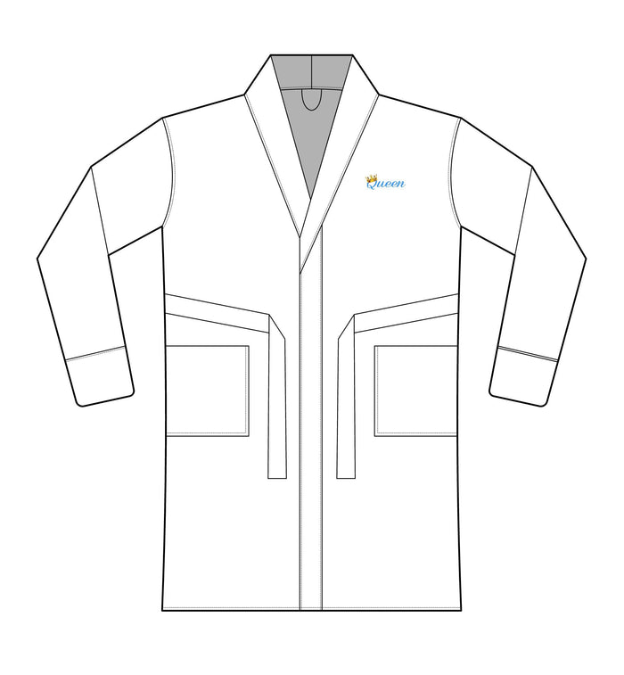 Embroidered Terry Shawl Robe – Unisex Spa & Bath Robe with Custom Chest Logo - 314 Originals
