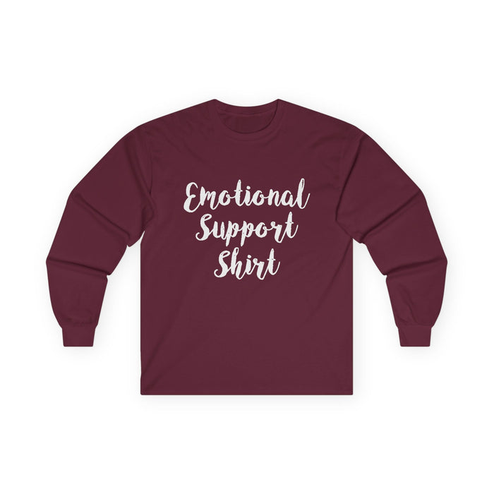 Emotional Support Shirt Long Sleeve Tee - 314 Originals