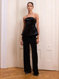 Etta Velvet Top in Black