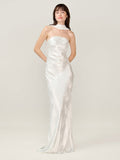 Faith Jacquard Dress in Ivory