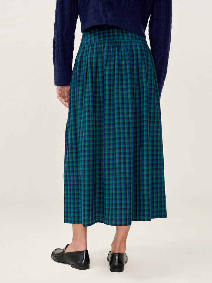 Ferris Skirt in Blue and Green