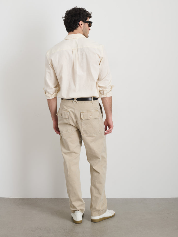 Field Pant In Herringbone In Stonewear