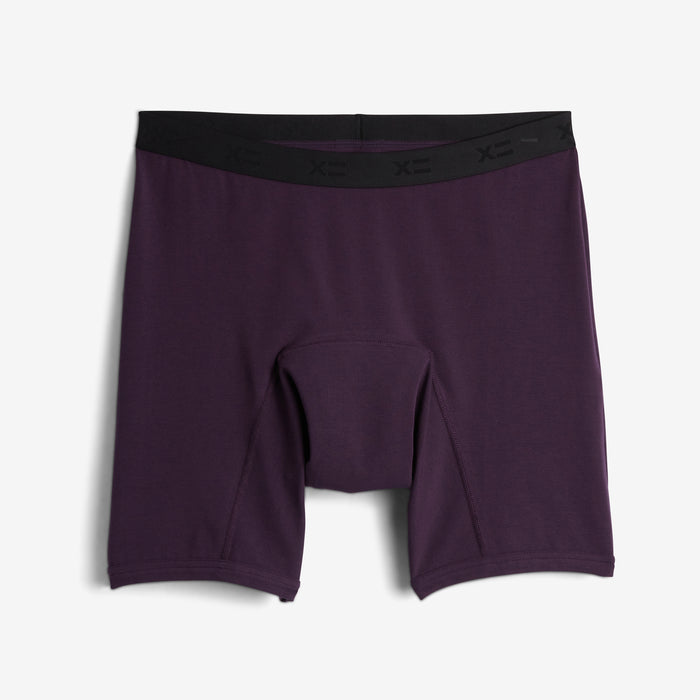 First Line Period 9" Boxer Briefs 3-Pack - Plum