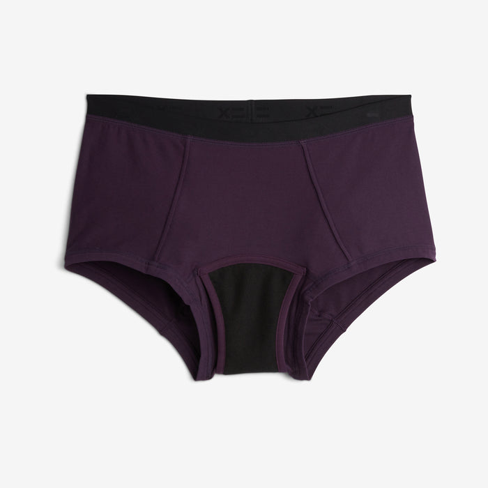 First Line Period Boy Shorts 3-Pack - Plum