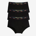 First Line Period Boy Shorts 3-Pack - Rainbow X=