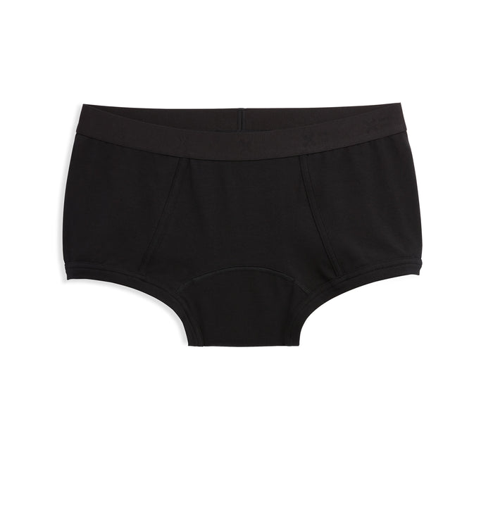 First Line Period Boy Shorts 3-Pack - X= Black
