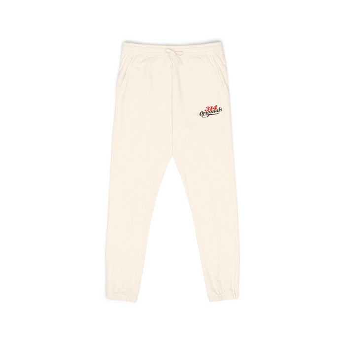 Fleece Sweatpants with Retro Script Chest Logo - 314 Originals