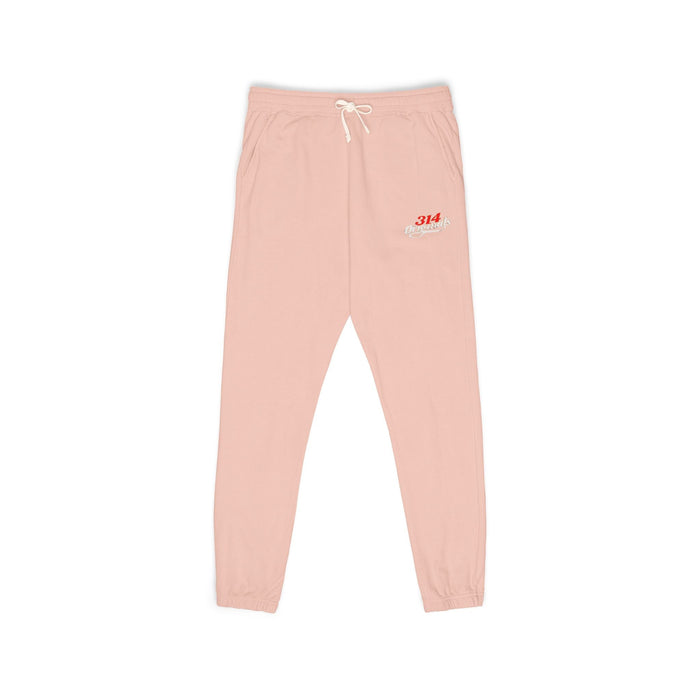 Fleece Sweatpants with Retro Script Chest Logo - 314 Originals