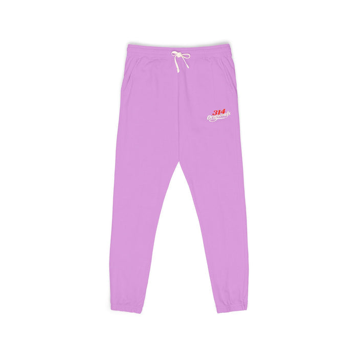 Fleece Sweatpants with Retro Script Chest Logo - 314 Originals