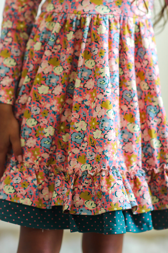 Floral Tangle Lap Dress