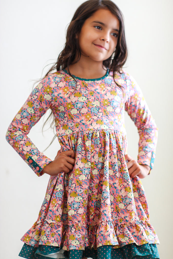 Floral Tangle Lap Dress