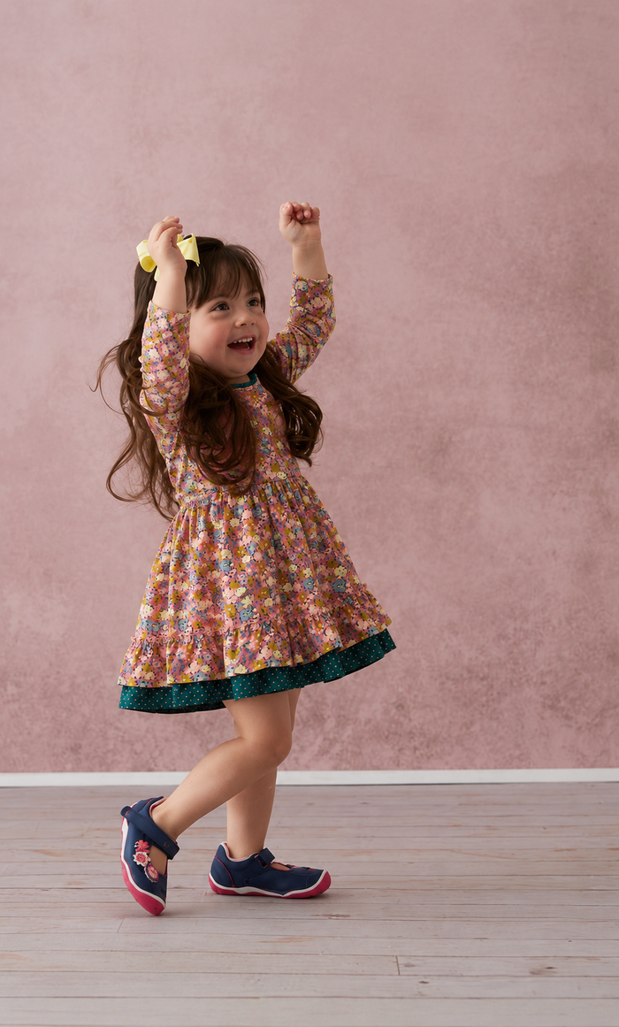 Floral Tangle Lap Dress