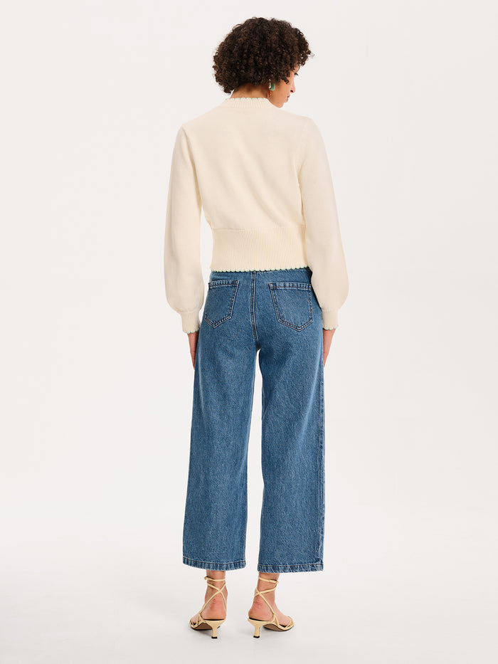 Flynn Cardigan in Cream