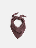 Flynn Striped Handkerchief Scarf in Wool
