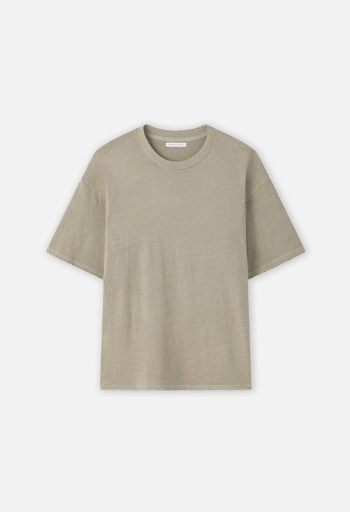 Folsom Cropped Tee / Washed Army