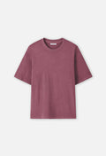 Folsom Cropped Tee / Washed Oxblood