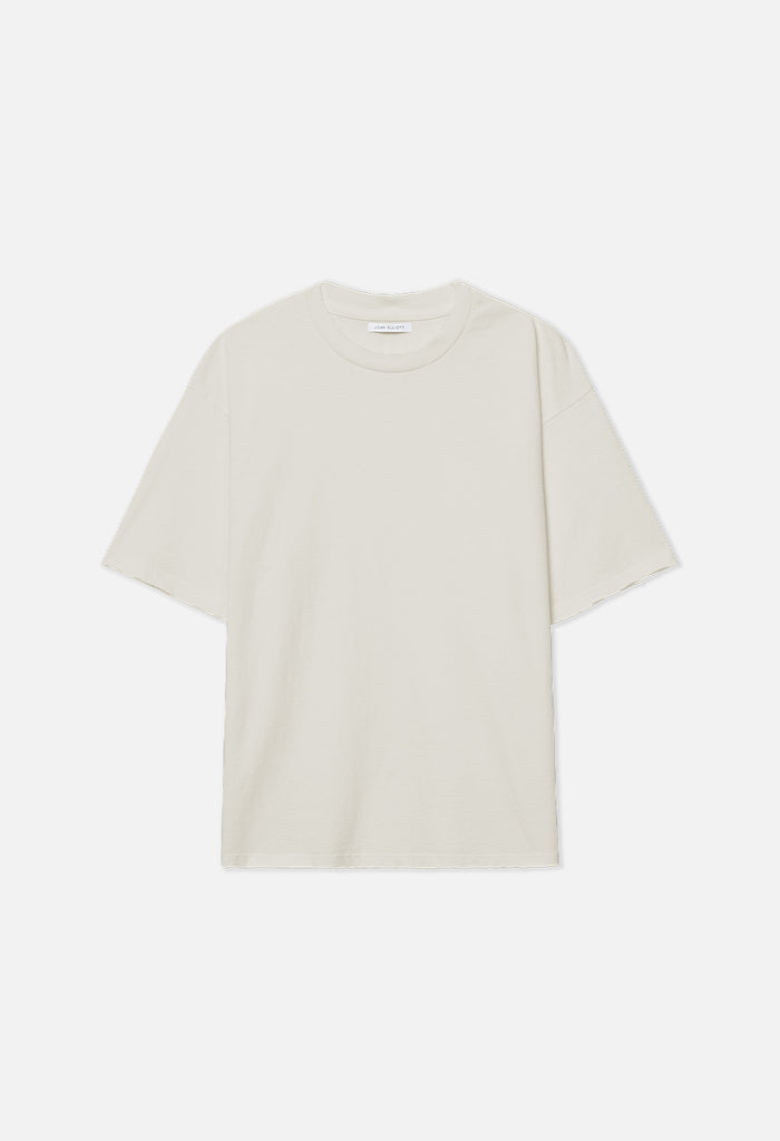 Folsom Cropped Tee / Washed Salt