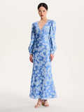 Francoise Dress in Supersonic Blue