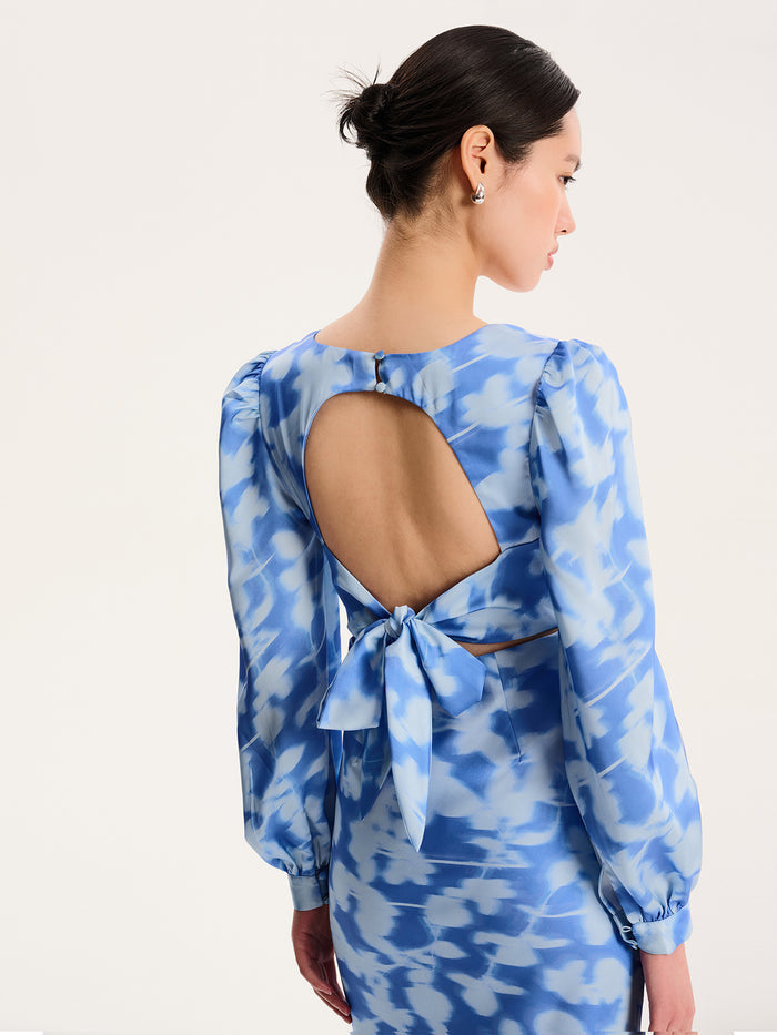 Francoise Dress in Supersonic Blue