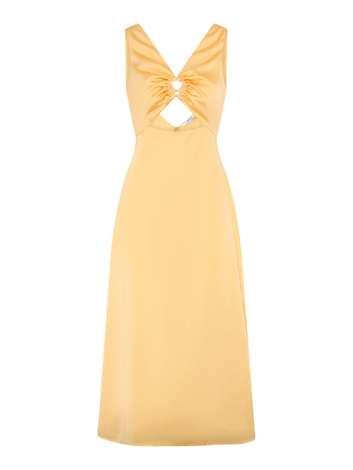 Fredricka Ring Detail Maxi Dress
