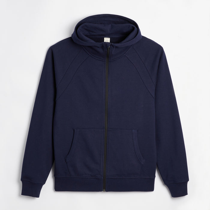 French Terry Full Zip Hoodie - Future Dusk