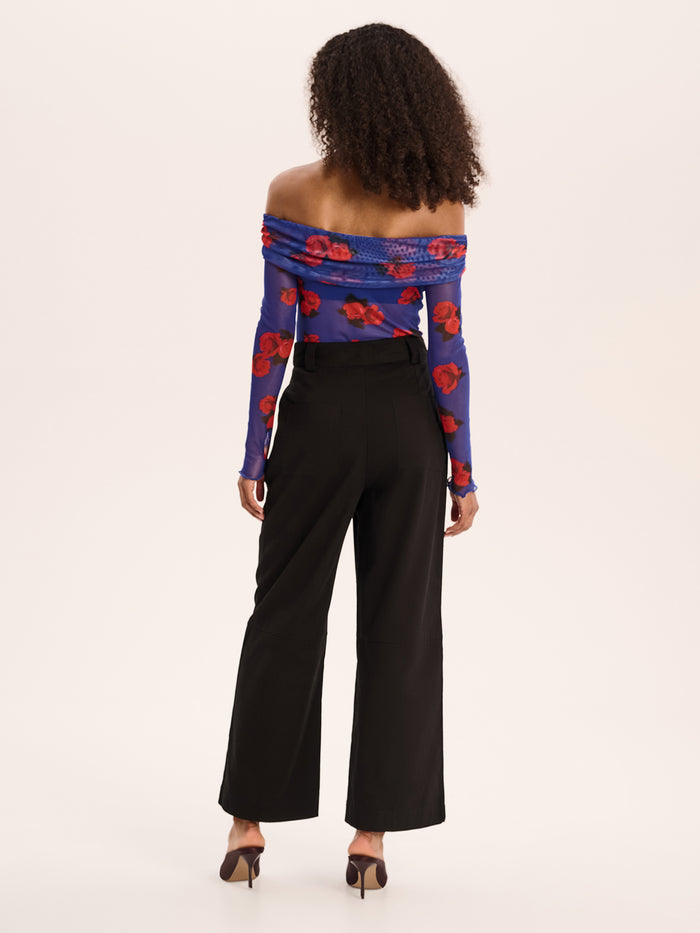 Freya Rose Print Top in Multi