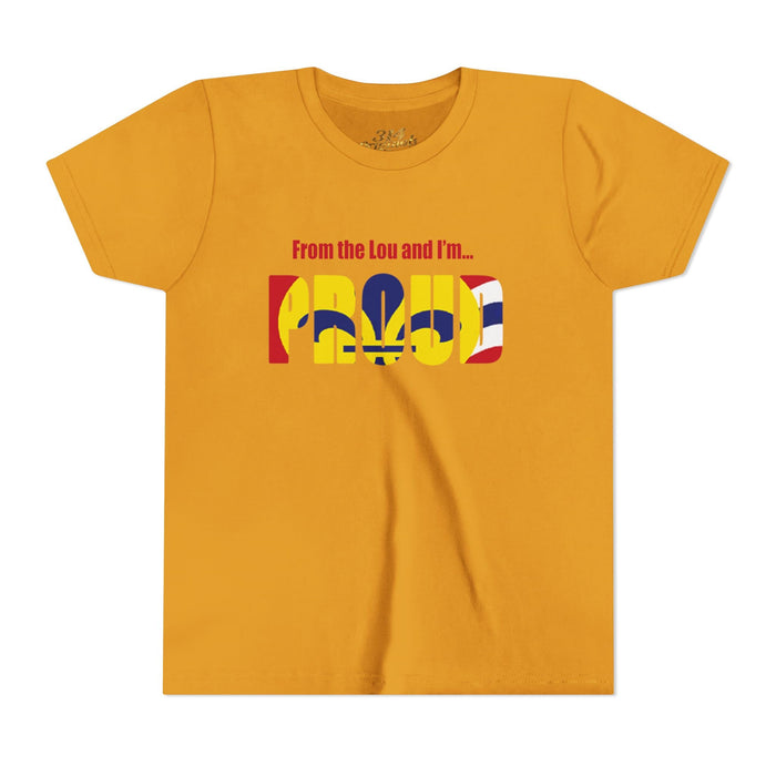 "From the Lou and I'm... Proud" St. Louis Flag Kids Shirt - 314 Originals