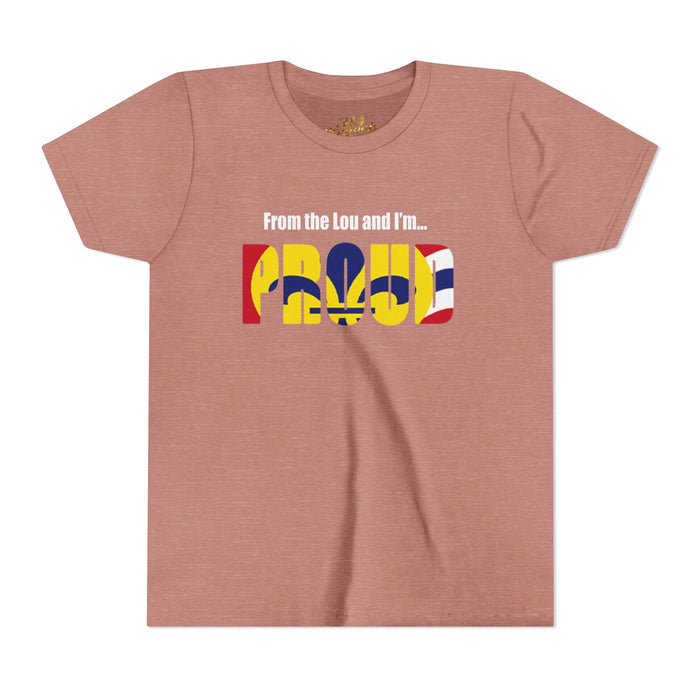 "From the Lou and I'm... Proud" St. Louis Flag Kids Shirt - 314 Originals