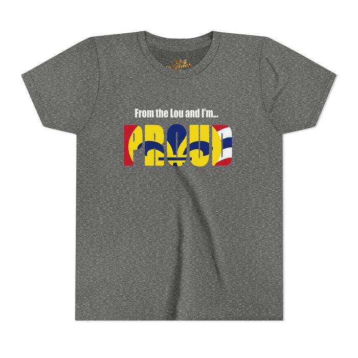 "From the Lou and I'm... Proud" St. Louis Flag Kids Shirt - 314 Originals